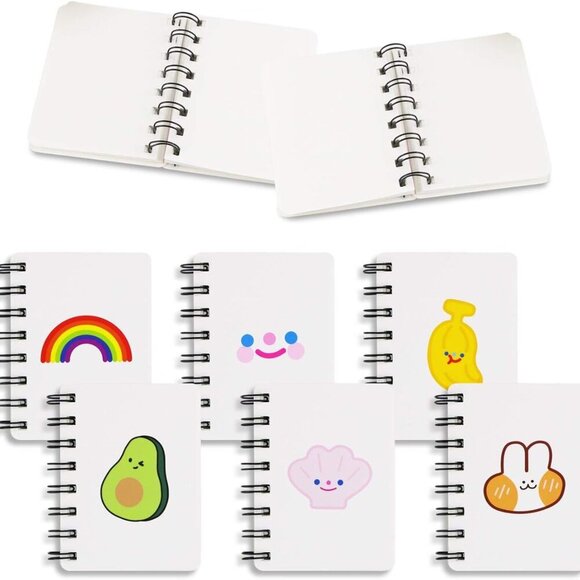 6 Pack Mini Spiral Notepads, Cute Memo Pad Notebooks for Kids Party Favors, Good - Picture 1 of 5
